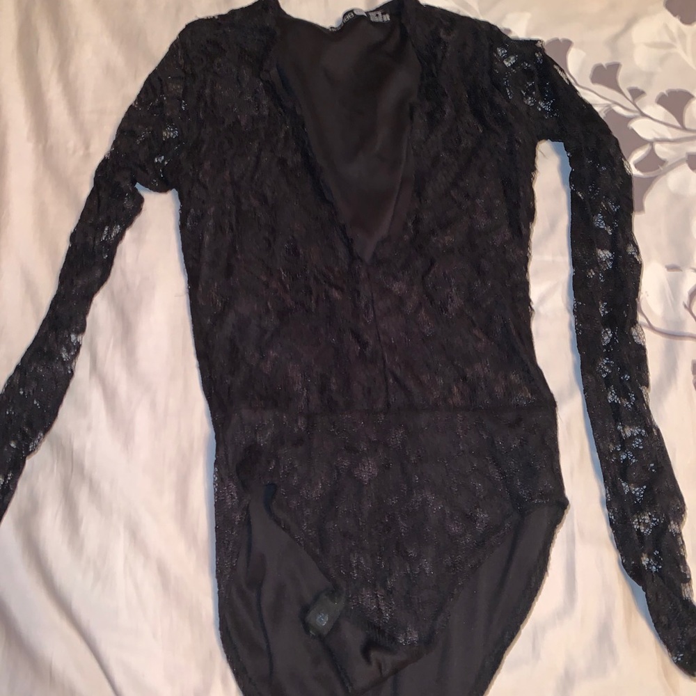 Boohoo lace bodysuit